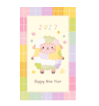 2027年/令和9年/未年/羊年/あけおめ/年賀状（個別スタンプ：21）