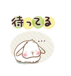 垂れ耳もちさま 白うさぎになっちゃった（個別スタンプ：28）