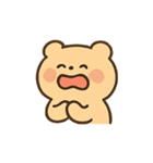 ミルクティーくま Qomi のぼんやり劇場（個別スタンプ：6）