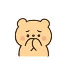 ミルクティーくま Qomi のぼんやり劇場（個別スタンプ：10）