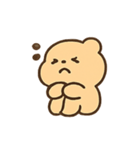 ミルクティーくま Qomi のぼんやり劇場（個別スタンプ：12）