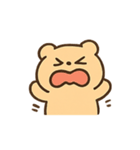 ミルクティーくま Qomi のぼんやり劇場（個別スタンプ：13）