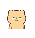 ミルクティーくま Qomi のぼんやり劇場（個別スタンプ：14）