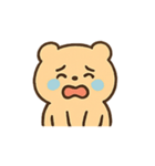 ミルクティーくま Qomi のぼんやり劇場（個別スタンプ：15）