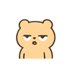 ミルクティーくま Qomi のぼんやり劇場（個別スタンプ：16）