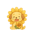 ひまわりパピーサンシャイン（個別スタンプ：10）