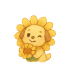 ひまわりパピーサンシャイン（個別スタンプ：14）