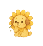 ひまわりパピーサンシャイン（個別スタンプ：18）