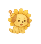 ひまわりパピーサンシャイン（個別スタンプ：21）