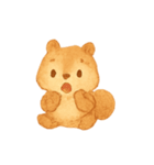 キャラメルリスほっこりパック（個別スタンプ：6）