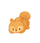 キャラメルリスほっこりパック（個別スタンプ：7）