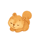 キャラメルリスほっこりパック（個別スタンプ：8）