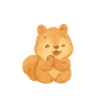 キャラメルリスほっこりパック（個別スタンプ：10）