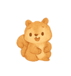 キャラメルリスほっこりパック（個別スタンプ：12）