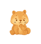 キャラメルリスほっこりパック（個別スタンプ：15）