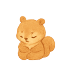 キャラメルリスほっこりパック（個別スタンプ：17）