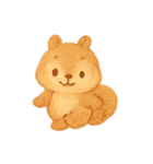 キャラメルリスほっこりパック（個別スタンプ：18）