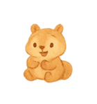 キャラメルリスほっこりパック（個別スタンプ：19）