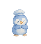 ブルーベリーペンギンシェフほっこり（個別スタンプ：7）