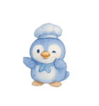 ブルーベリーペンギンシェフほっこり（個別スタンプ：22）