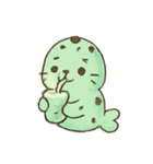 ミントチョコアザラシアイスフェス（個別スタンプ：1）