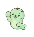 ミントチョコアザラシアイスフェス（個別スタンプ：7）