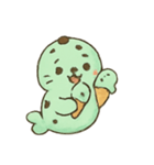 ミントチョコアザラシアイスフェス（個別スタンプ：8）