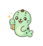 ミントチョコアザラシアイスフェス（個別スタンプ：9）