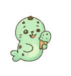 ミントチョコアザラシアイスフェス（個別スタンプ：16）