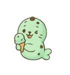 ミントチョコアザラシアイスフェス（個別スタンプ：17）