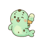 ミントチョコアザラシアイスフェス（個別スタンプ：21）