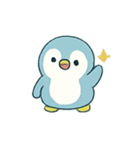ふわふわペンギンの気分パレード（個別スタンプ：1）