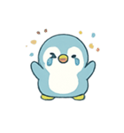 ふわふわペンギンの気分パレード（個別スタンプ：3）