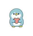 ふわふわペンギンの気分パレード（個別スタンプ：5）