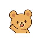 ころころクマの気持ちパレード（個別スタンプ：1）