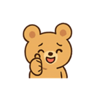 ころころクマの気持ちパレード（個別スタンプ：5）