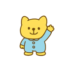 ねむねむくまちゃん パジャマ気分（個別スタンプ：3）