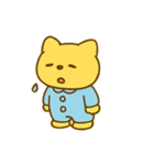 ねむねむくまちゃん パジャマ気分（個別スタンプ：4）