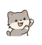 もふもふ子猫の気分劇場（個別スタンプ：4）