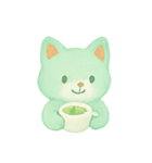 ミントティーフォックスほっこり（個別スタンプ：6）