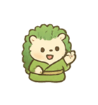 抹茶ハリネズミ春の茶祭り（個別スタンプ：3）