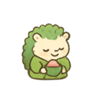 抹茶ハリネズミ春の茶祭り（個別スタンプ：5）