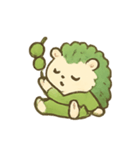 抹茶ハリネズミ春の茶祭り（個別スタンプ：7）