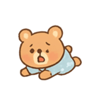 ねむねむくまくん パジャマ行進（個別スタンプ：4）