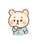 ねむねむくまくん パジャマ行進（個別スタンプ：8）