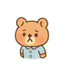 ねむねむくまくん パジャマ行進（個別スタンプ：11）
