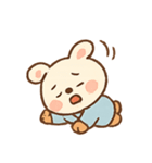 ねむねむくまくん パジャマ行進（個別スタンプ：17）