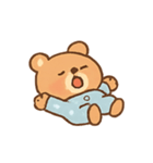 ねむねむくまくん パジャマ行進（個別スタンプ：21）