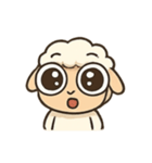 おめめまんまる ヒツジのルル（個別スタンプ：5）