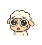 おめめまんまる ヒツジのルル（個別スタンプ：6）